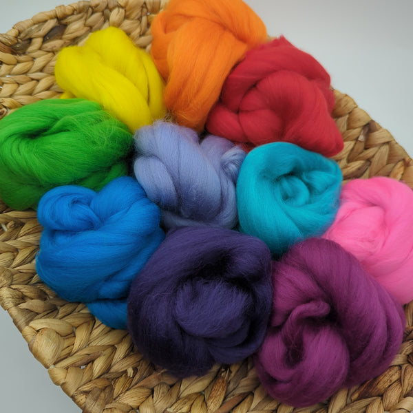 Beautiful Brights - 23m Merino Colour Pack - 10 x 25g