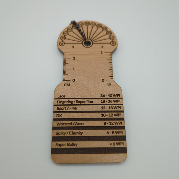 Spinners Control Card/WPI and Twist guide
