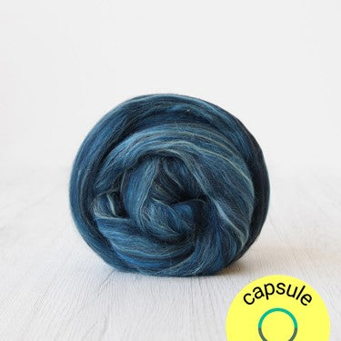 70/30 Merino/ Tussah Silk - Blue Morpho Butterfly