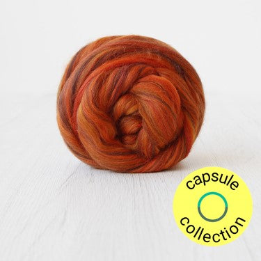 70/30 Merino/ Tussah Silk - Monarch Butterfly