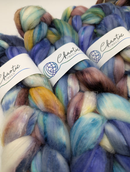 66/17/17 Merino/Cashmere/Tussah Silk - Hand Dyed, 115g