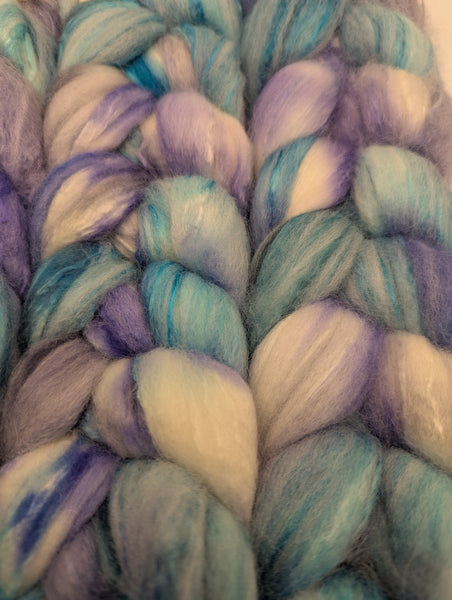 66/17/17 Polwarth/Tussah Silk/Cashmere - Hand Dyed, 115g