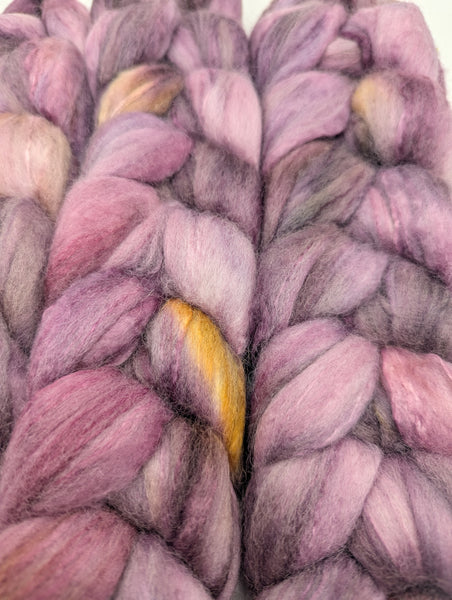 66/17/17 Polwarth/Tussah Silk/Cashmere - Hand Dyed, 115g