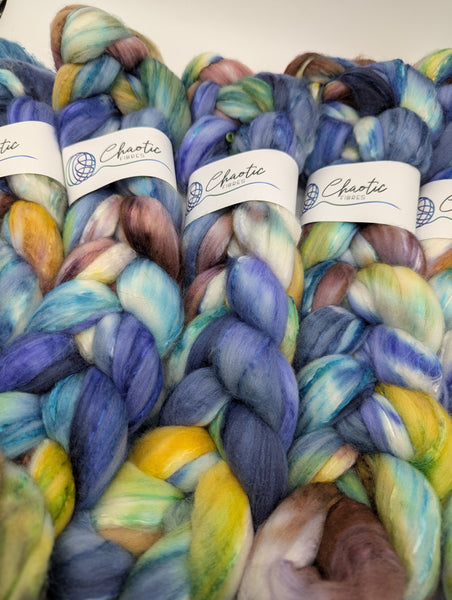 66/17/17 Merino/Cashmere/Tussah Silk - Hand Dyed, 115g