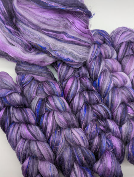 63/25/12 Merino/Mulberry Silk/Sari Silk 100g