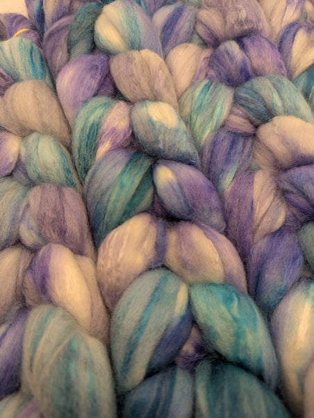 66/17/17 Polwarth/Tussah Silk/Cashmere - Hand Dyed, 115g