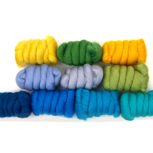 Summer Holiday Colour Pack - 23m Merino - 10 Colours - 250g