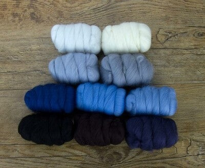 Winter Colour Pack - 23m Merino - 10 Colours - 250g