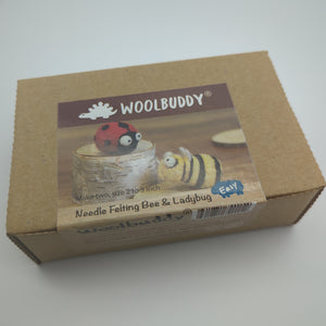 Needle Felting Kit - Bee and Lady Bug