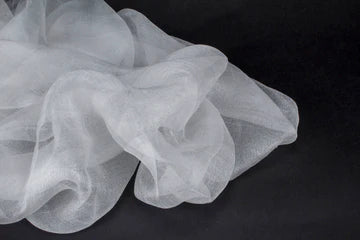 Pure Silk Gauze/Scrim, Rarefied Sparse Margilan Silk Fabric 9gsm 2mm