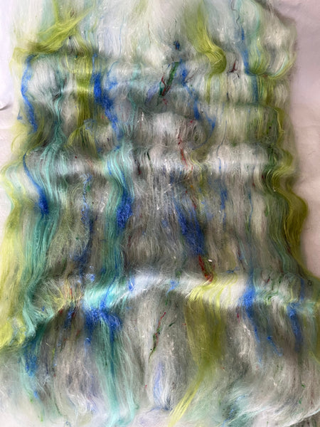 Art Batt by Simply Fibre - Extra Fine Merino, Alpaca, Ramie, Silk and Sari Silk, Min 70g