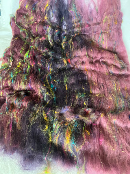 Art Batt by Simply Fibre - Extra Fine Merino and Sari Silk, Min 60g