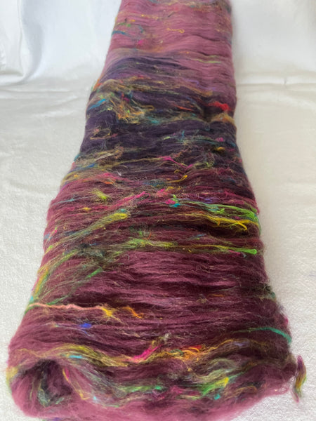 Art Batt by Simply Fibre - Extra Fine Merino and Sari Silk, Min 60g