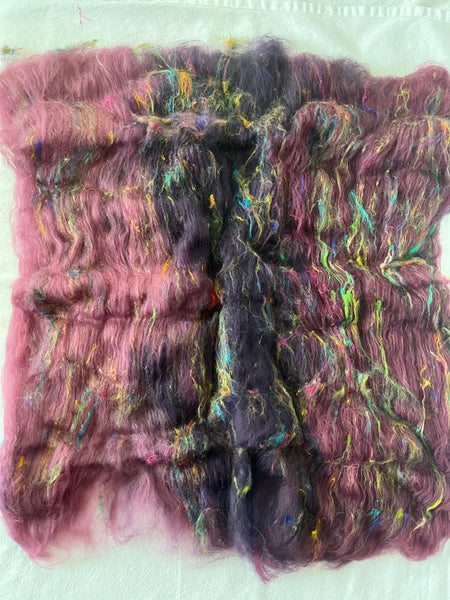 Art Batt by Simply Fibre - Extra Fine Merino and Sari Silk, Min 60g