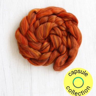 70/30 Merino/ Tussah Silk - Monarch Butterfly