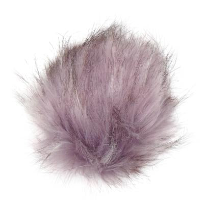 Snap On Faux Fur PomPom