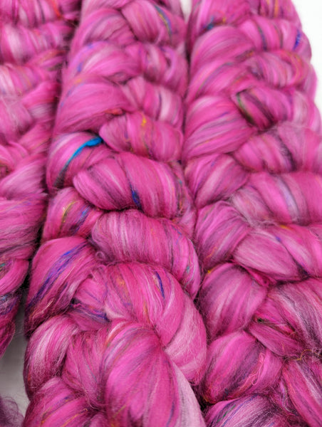 50/17/17/16 Merino/Mulberry Silk/Tussah Silk/Sari Silk 100g