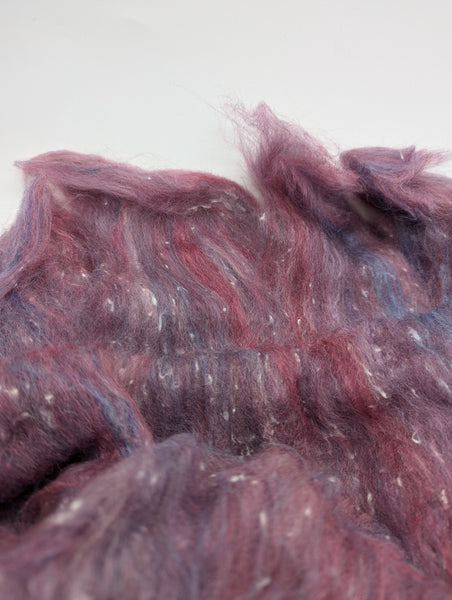 52/23/20/5 Shetland/Silk/South American wool/Tweed (Viscose) - 100g Batt