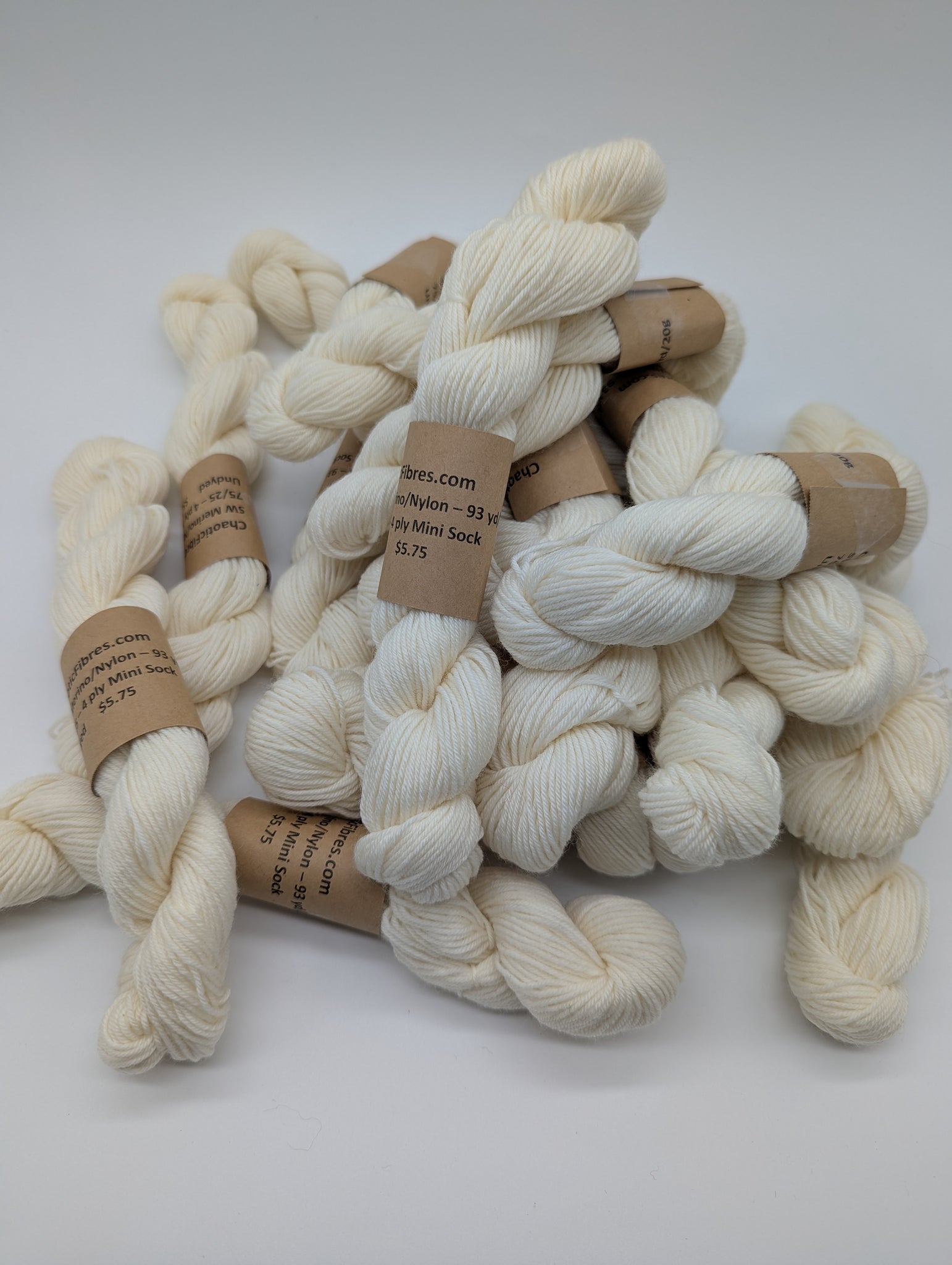 ** Destash ** Undyed Yarn Lot