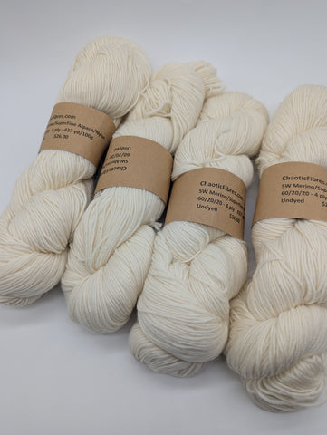 ** Destash ** Undyed Yarn Lot