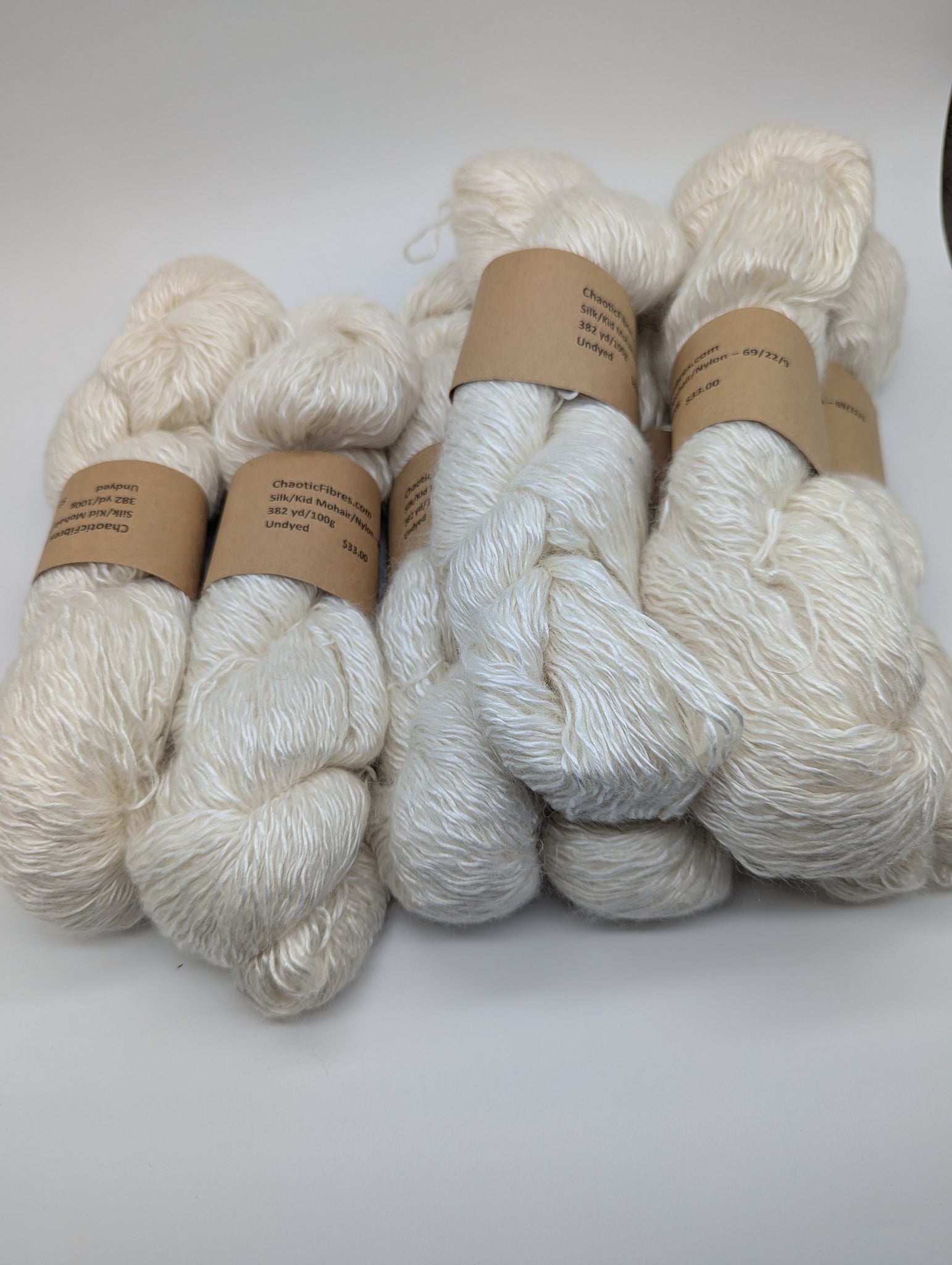 ** Destash ** Undyed Yarn Lot