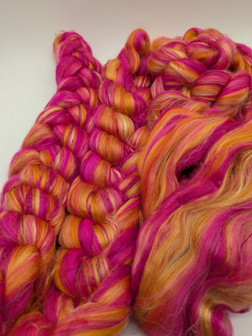 58/28/14 Merino/Tussah Silk/Sari Silk 100g