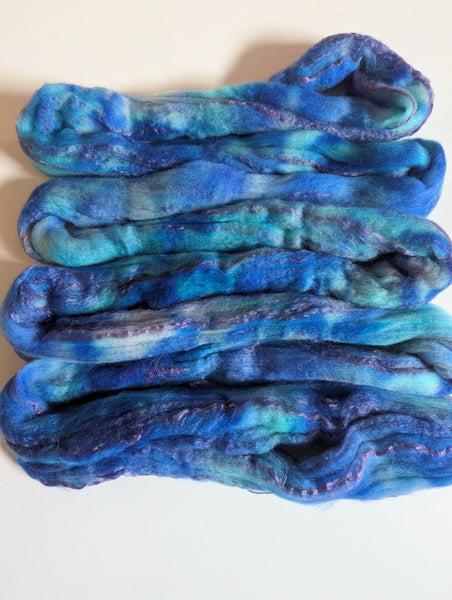Hand Dyed 80/20 Polwarth/Bamboo 100g
