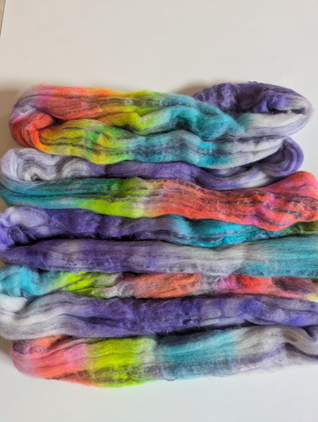 Hand Dyed 80/20 Polwarth/Bamboo 100g