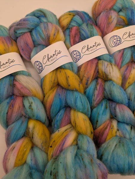 62.5/30/7.5 Polwarth/South American Wool/Tweed(Viscose) 100g