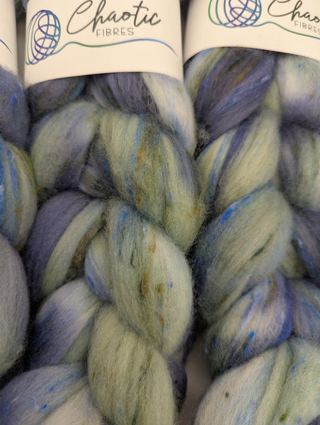 62.5/30/7.5 Polwarth/South American Wool/Tweed(Viscose) 100g