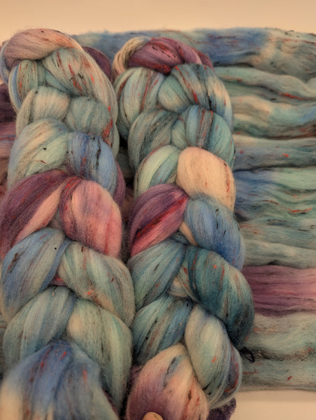 62.5/30/7.5 Polwarth/South American Wool/Tweed(Viscose) 100g