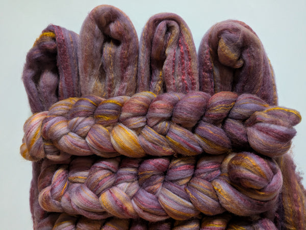 Hand Dyed 80/20 Polwarth/Bamboo 100g