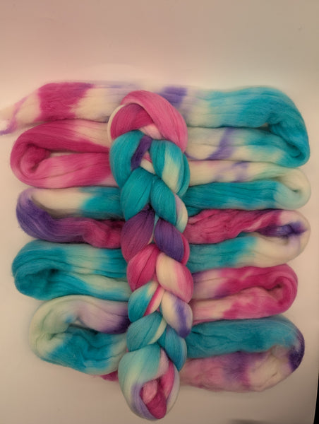 Hand Dyed Polwarth 100g