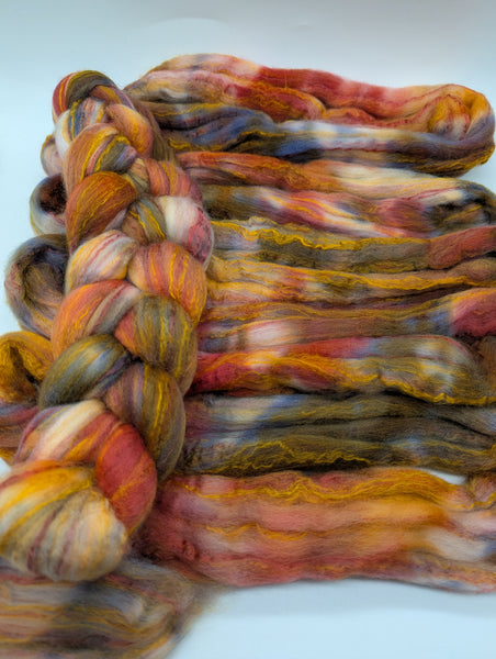 80/20 Hand Dyed Polwarth/Bamboo 100g