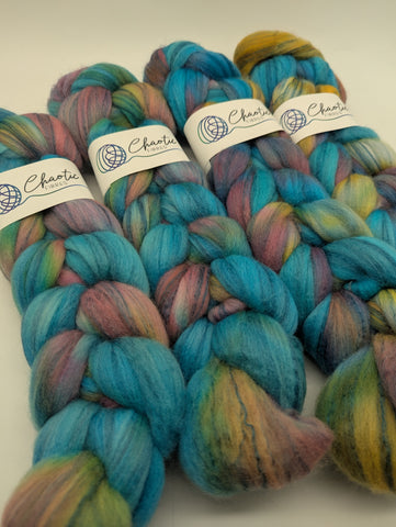 Hand Dyed 80/20 Polwarth/Bamboo 100g