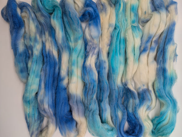 75/12.5/12.5 Polwarth/Camel/Mulberry Silk 100g Hand Dyed