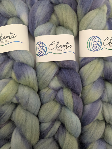 Hand Dyed Polwarth 100g