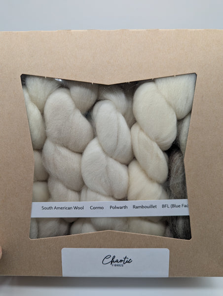 Undyed Breed Sampler 5x50g, 250g