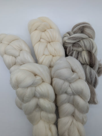 Undyed Breed Sampler 5x50g, 250g
