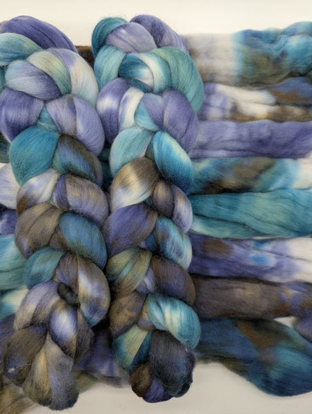Hand Dyed Polwarth 100g
