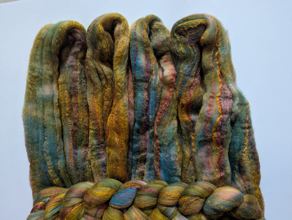 Hand Dyed 80/20 Polwarth/Bamboo 100g