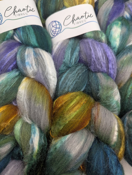 70/30 Merino/Mulberry Silk -Hand Dyed, 115g