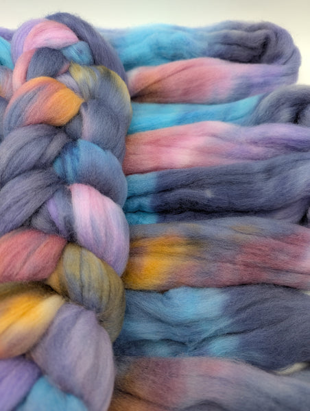 Hand Dyed Polwarth 100g