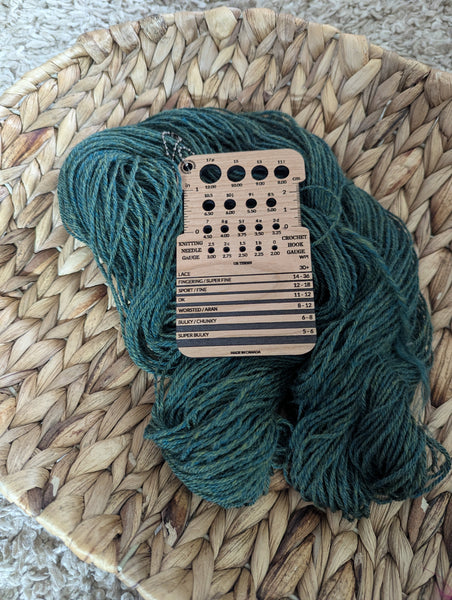 All In One - Hook/Needle Gauge plus Wraps per Inch yarn gauge