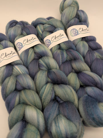 Hand Dyed 80/20 Polwarth/Bamboo 100g