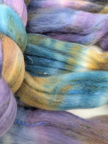62.5/30/7.5 Polwarth/South American Wool/Tweed(Viscose) 100g