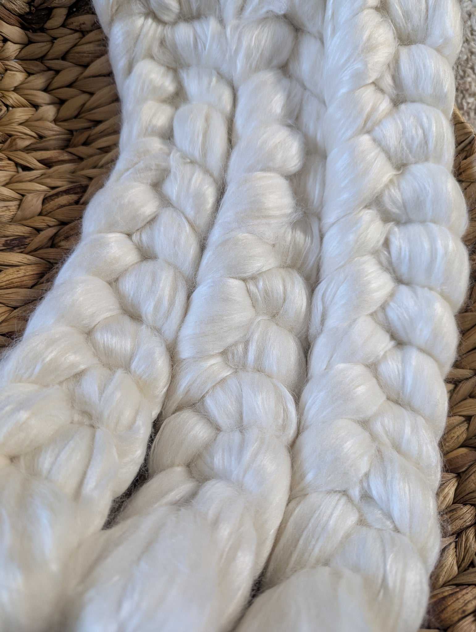 Polwarth/Tussah Silk/Bamboo 115g