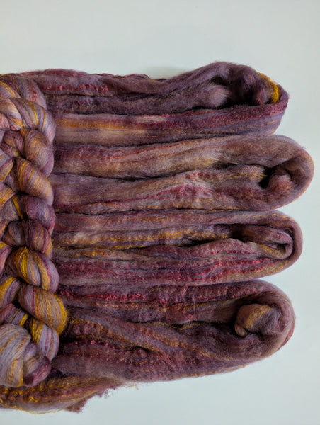 Hand Dyed 80/20 Polwarth/Bamboo 100g