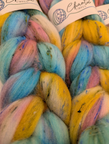 62.5/30/7.5 Polwarth/South American Wool/Tweed(Viscose) 100g