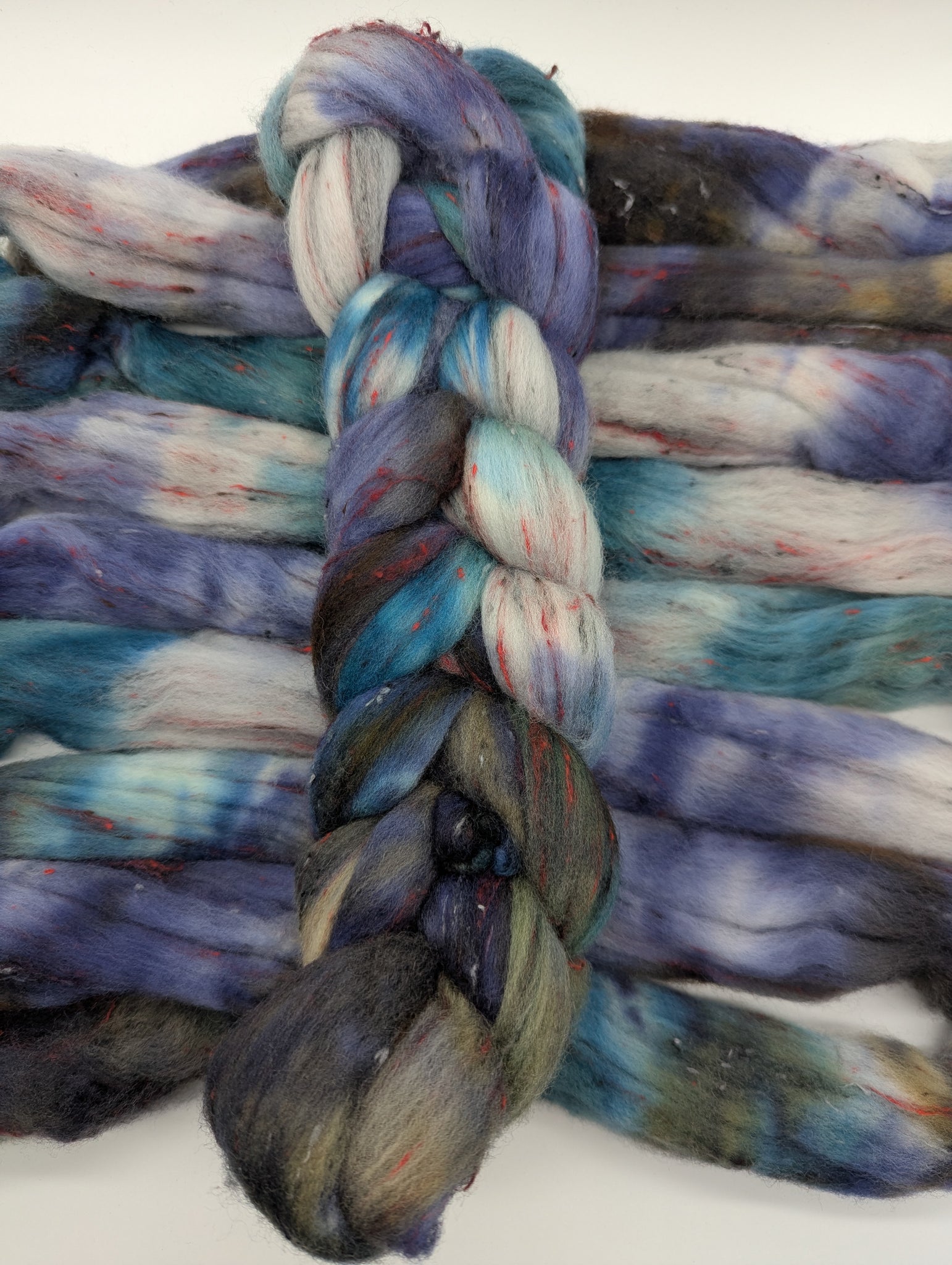 62.5/30/7.5 Polwarth/South American Wool/Tweed(Viscose) 100g